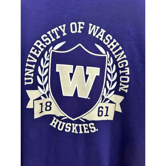 Champion Washington Huskies Long Sleeve Pullover Shirt Sweatshirt Size XL - Picture 4 of 4